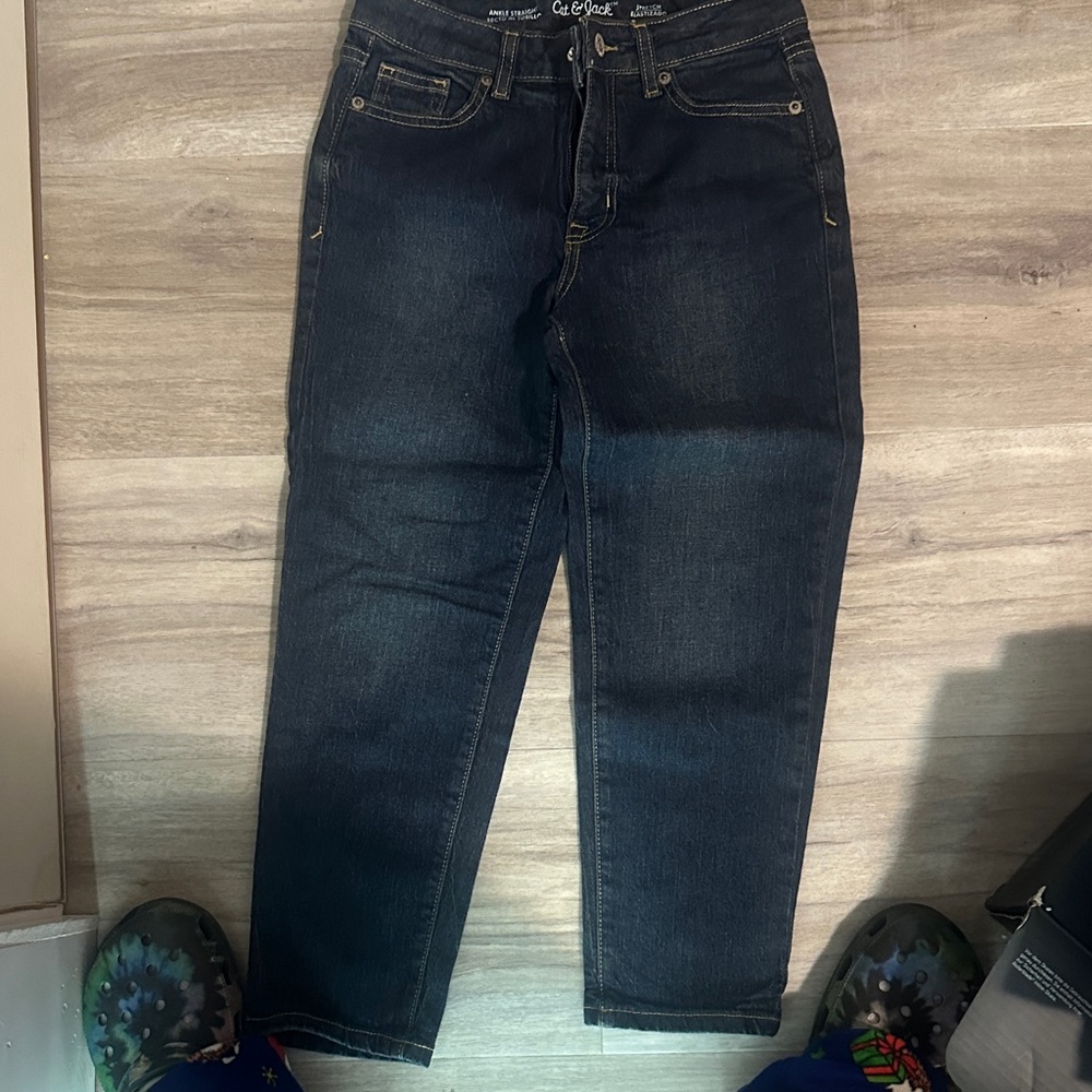 Cat & Jack Dark Indigo Straight Leg Jeans